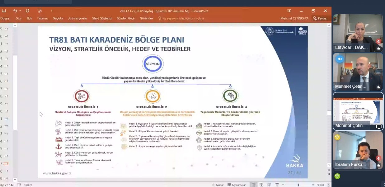 “2024 -2028 TR81 Batı Karadeniz Bölge Planı” ile “2024-2026 Sonuç Odaklı Programları” istişare toplantısı gerçekleştirildi Galeri