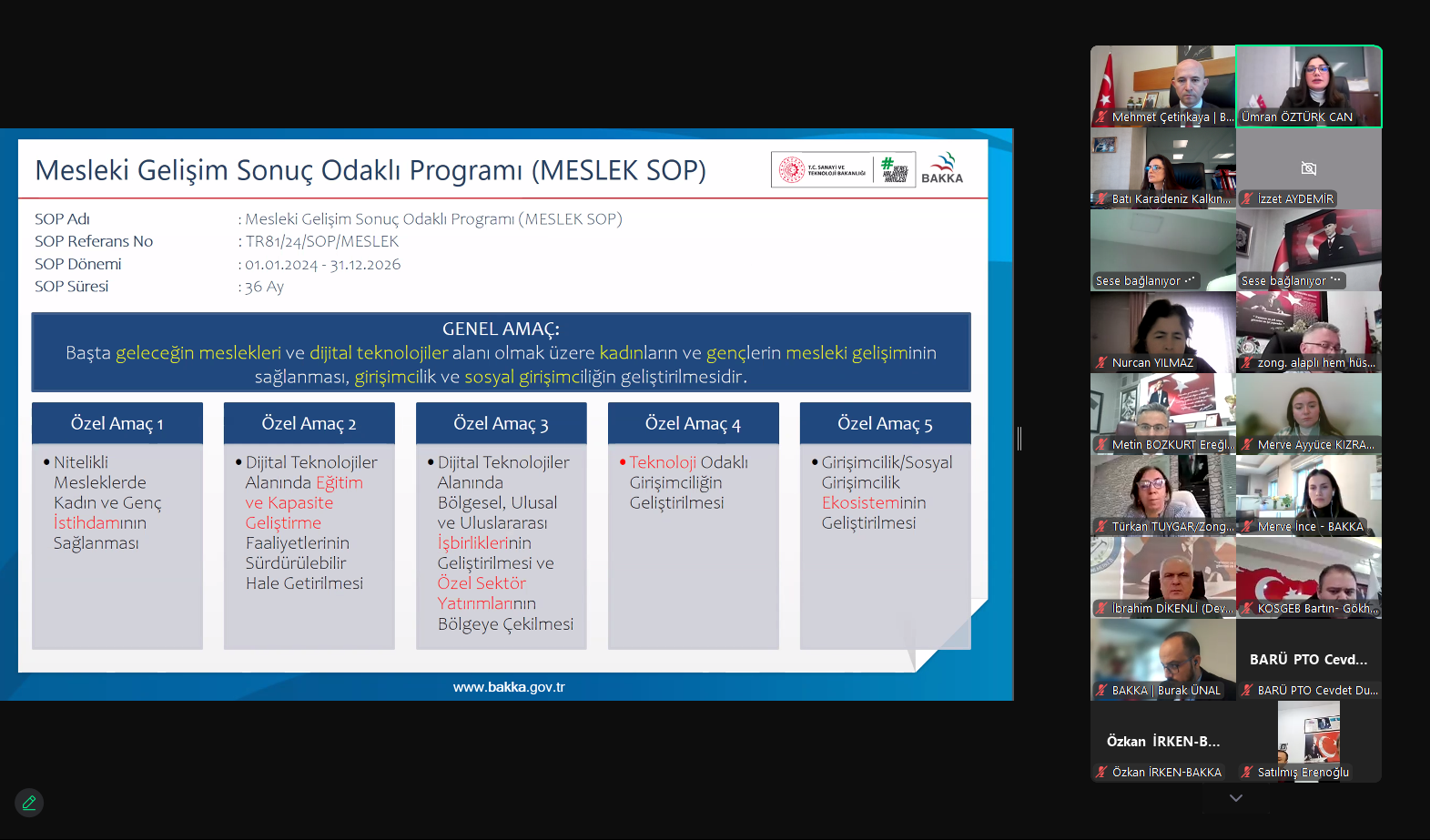 Mesleki Gelişim Sonuç Odaklı Programı Komite Toplantısı Gerçekleştirildi Galeri