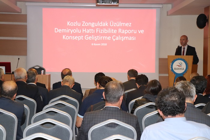 Kozlu-Zonguldak-Üzülmez Demiryolu Hattı Ön Fizibilite Raporu Lansman Toplantısı Yapıldı Galeri