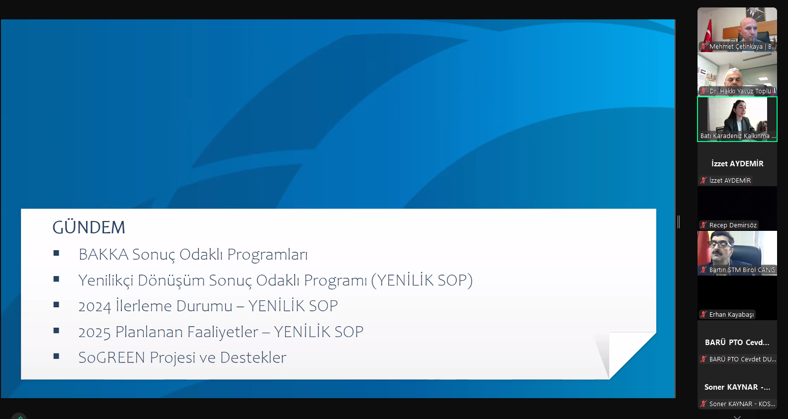 Yenilikçi Dönüşüm Sonuç Odaklı Programı Komite Toplantısı Gerçekleştirildi Galeri