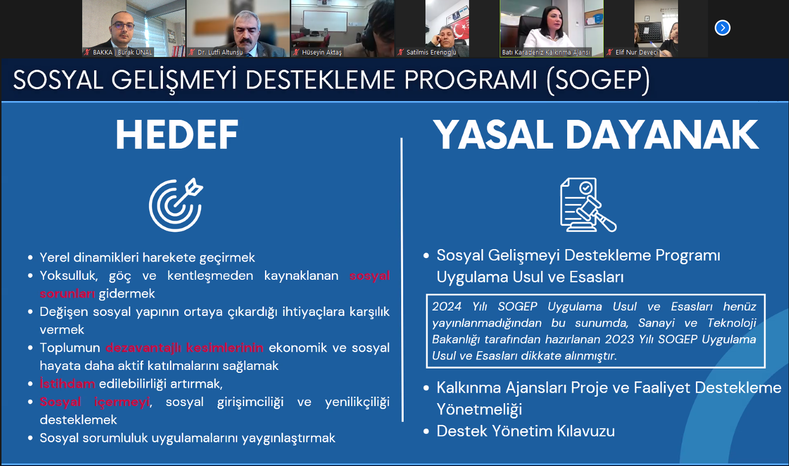 SOGEP Bilgilendirme ve Eğitim Toplantısı Yapıldı Galeri