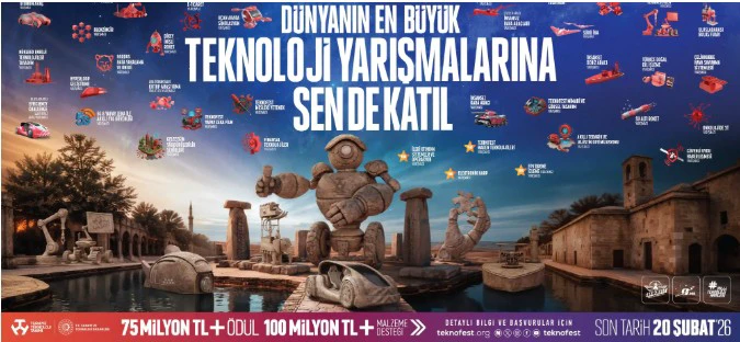 Geleceği Üretenler TEKNOFEST’te Buluşuyor; 2026 Teknoloji Yarışmalarına ...