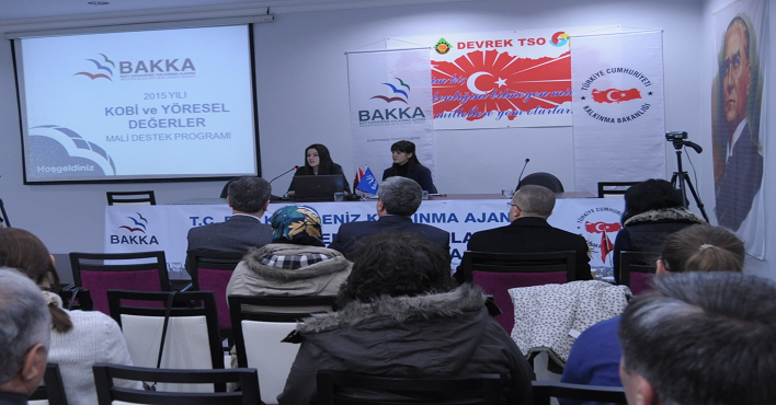 Devrek te 2015 Yılı KOBİ ve Yöresel Değerler Mali Destek Programları Eğitim Toplantısı Gerçekleştirildi