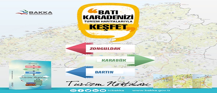 Yenilenen Bölge Turizm Haritaları Seti Çıktı