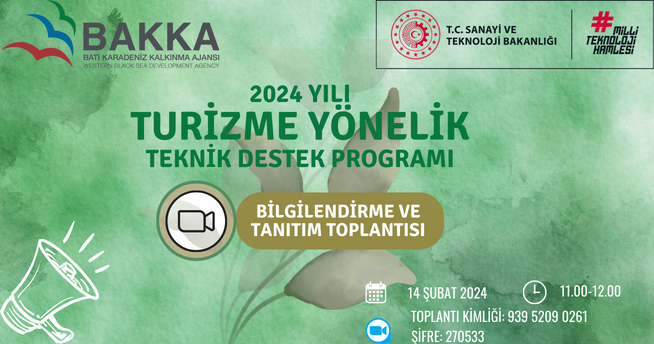 2024 Turizm Teknik Destek Programı Tanıtım ve Bilgilendirme Toplantısı