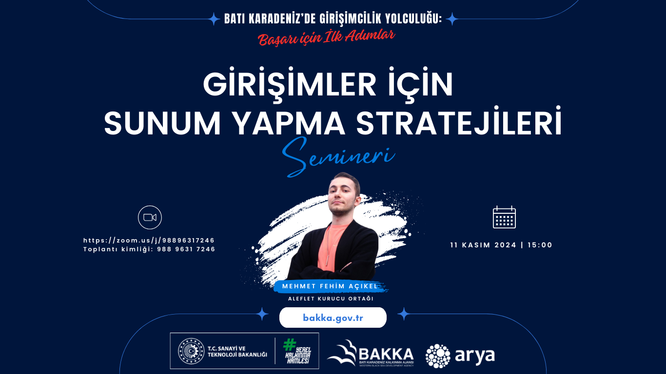 Sunum Yapma Stratejileri Seminerine Davetlisiniz