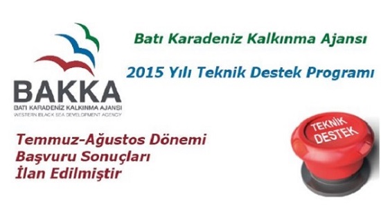 2015 Yılı Teknik Destek Programı Temmuz - Ağustos Dönemi Sonuçları Açıklandı!   