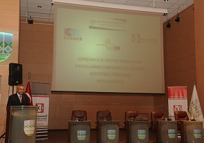 KARABÜK YATIRIM DESTEK OFİSİNİN KATKILARIYLA DÜZENLENEN GİRİŞİMCİLİK SERTİFİKALARI DAĞITILDI