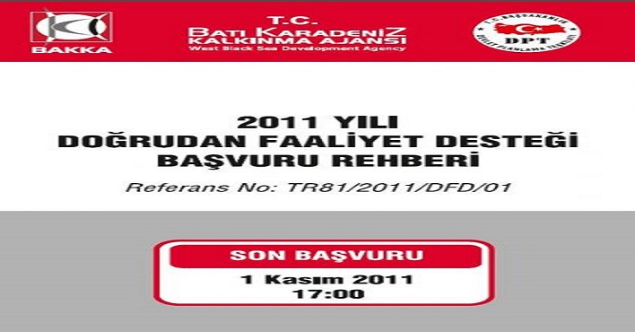 2011 Yılı Doğrudan Faaliyet Destek Programı Başladı