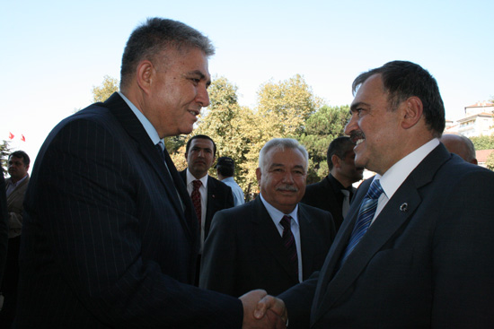 Orman ve Su İşleri Bakanı Veysel Eroğlu, Zonguldak’a geldi.