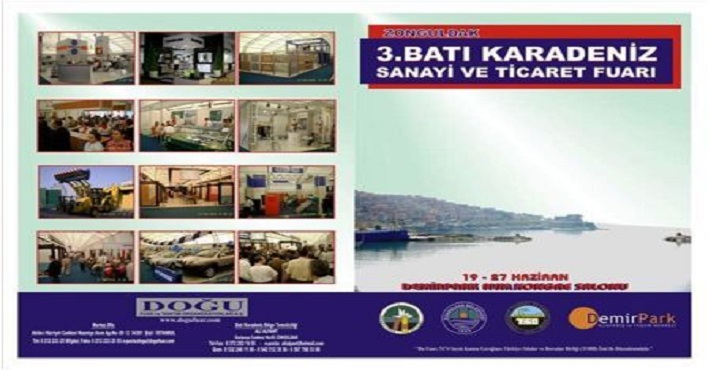 3. Batı Karadeniz Sanayi ve Ticaret Fuarı Zonguldak´ta yapılacak