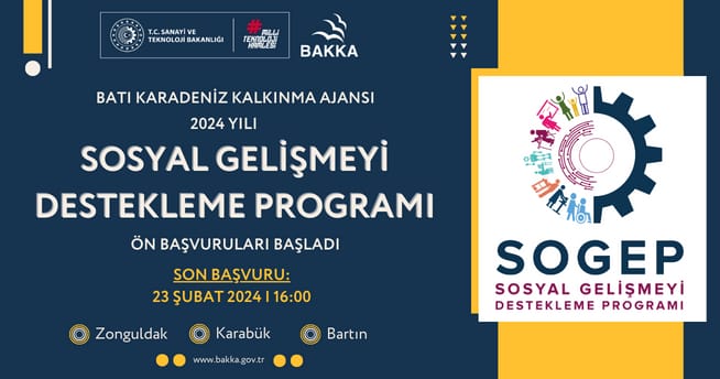 2024 Yılı SOGEP Ön Başvuruları Açıldı