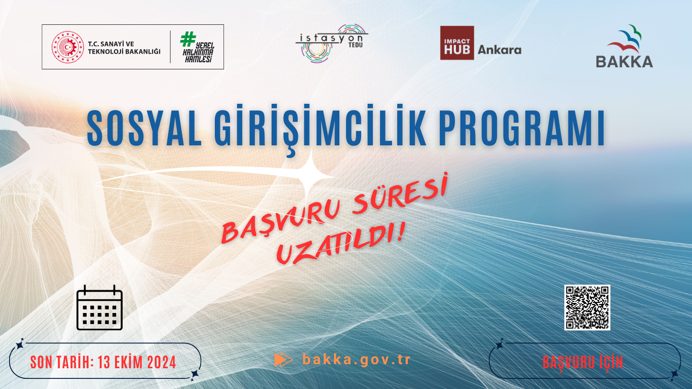 Sosyal Girişimcilik Programı Başvuru Süresi Uzatıldı