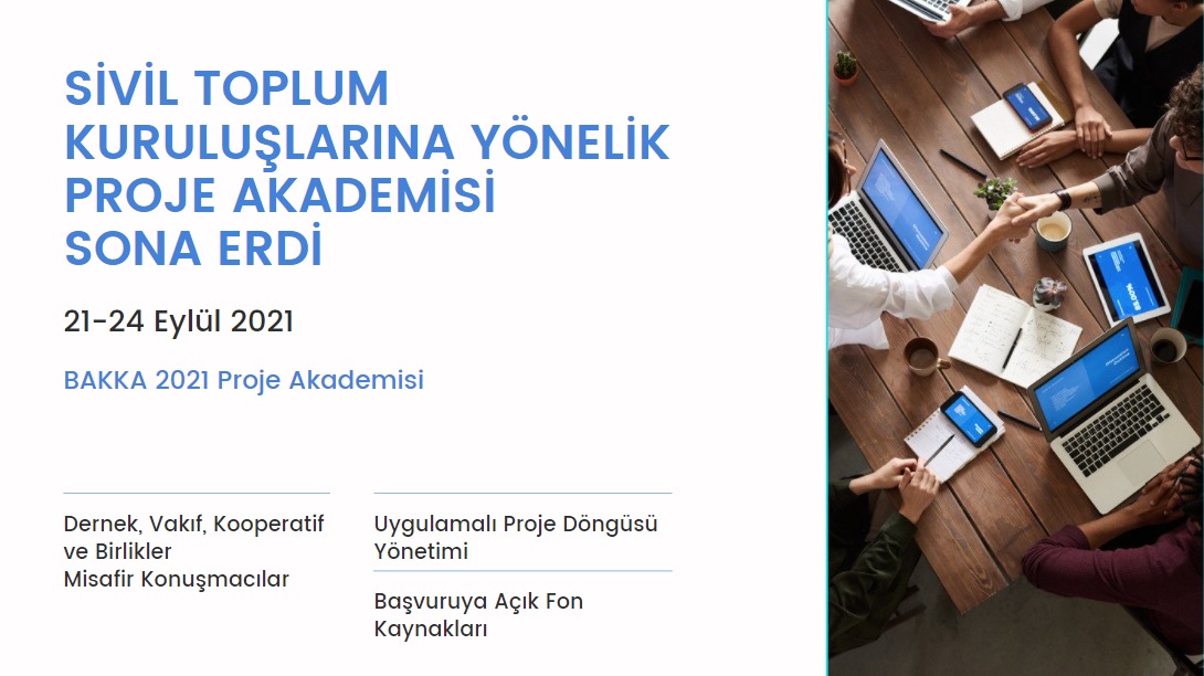 Sivil Toplum Kuruluşlarına Yönelik Proje Akademisi Sona Erdi
