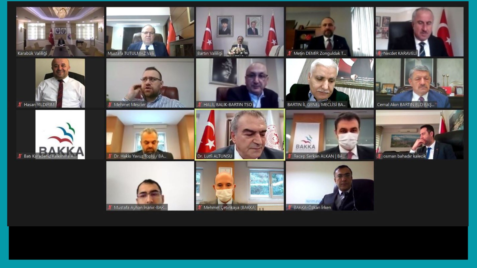 BAKKA 2020 Yılı Son Yönetim Kurulu Toplantısını Gerçekleştirdi