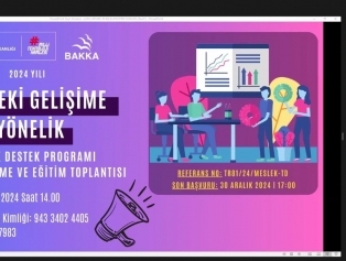 2024 Yılı Mesleki Gelişime Yönelik Teknik Destek Programı Bilgilendirme ve Eğitim Toplantısı Gerçekleştirildi Galeri