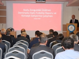 Kozlu-Zonguldak-Üzülmez Demiryolu Hattı Ön Fizibilite Raporu Lansman Toplantısı Yapıldı Galeri