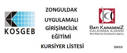 Eylül Dönemi Uygulamalı Girişimcilik Eğitimi Kursiyer Listesi