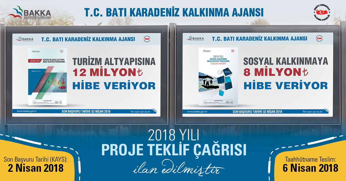 BAKKA 2018 Yılı Proje Teklif Çağrısı İlan Edildi