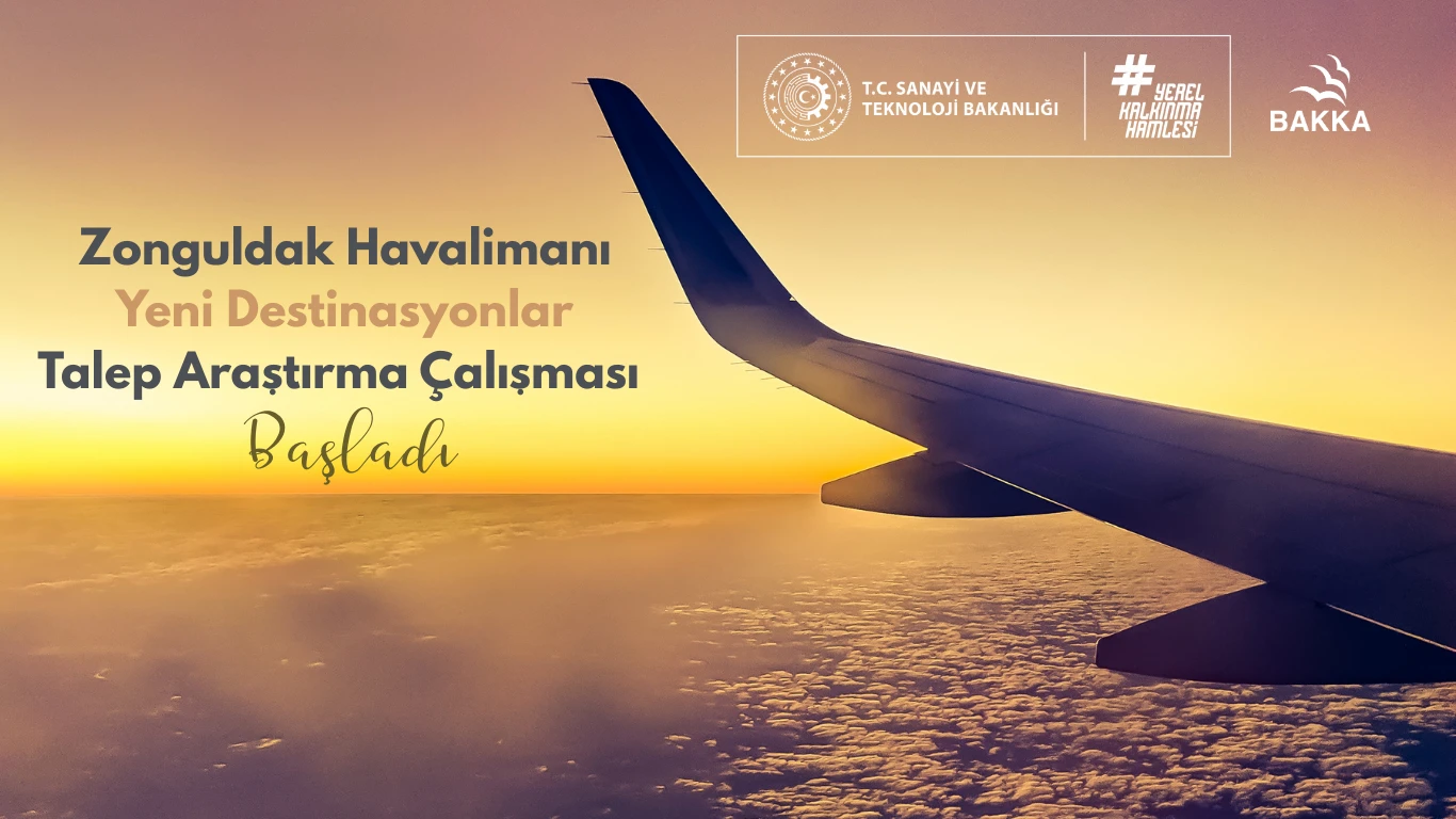 Zonguldak Havalimanı İçin Yeni Destinasyon Talep Araştırması Başladı