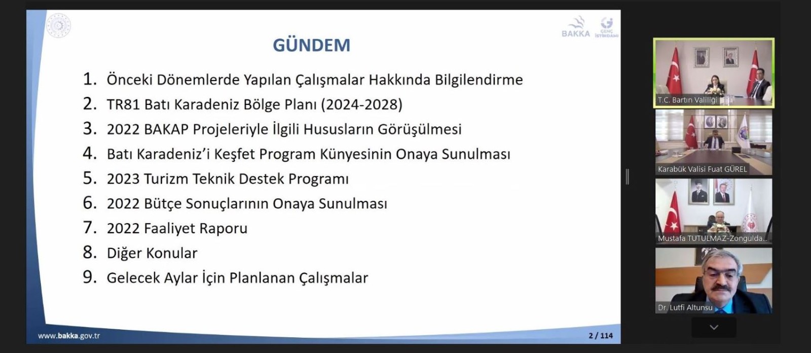 BAKKA Mart Ayı YK Toplantısını Gerçekleştirdi 