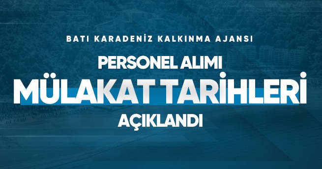 Personel Alımı Mülakat Tarihi Açıklandı