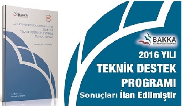 2016 Yılı Teknik Destek Programı Mart - Nisan Dönemi Sonuçları Açıklandı!