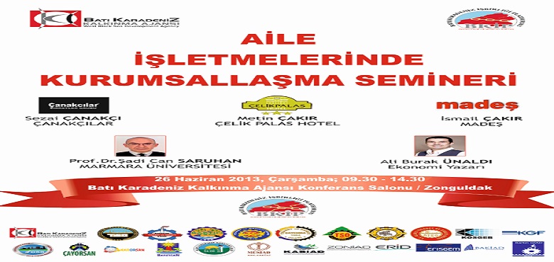 AİLE İŞLETMELERİNDE KURUMSALLAŞMA SEMİNERİ