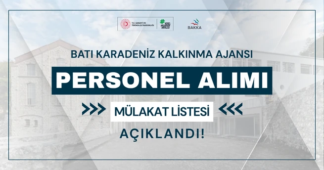 Personel Alımı Mülakat Listesi Açıklandı!